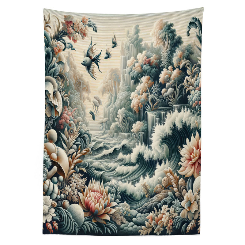 Alexi Rectangle No Pattern Microfiber Tablecloth, 70" Rectangle