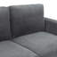 Canapé modulaire en velours côtelé avec repose-pieds Savannah