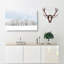 Snow Covered Trees Painting - Wrapped Canvas-56654219