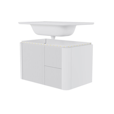 80.5 mm Wall Mounted Bathroom Vanity
