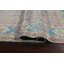 Tapis vert en laine noué à la main de conception unique 10 pi 6 po x 14 pi 6 po