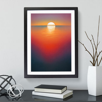 Serene Sunset - Single Picture Frame Print