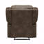 With Recliner Function Modern Reclining Chair Brown Polished Microfiber Pillowtop Arms Solid Wood Frame 1Pc Living Room Furniture