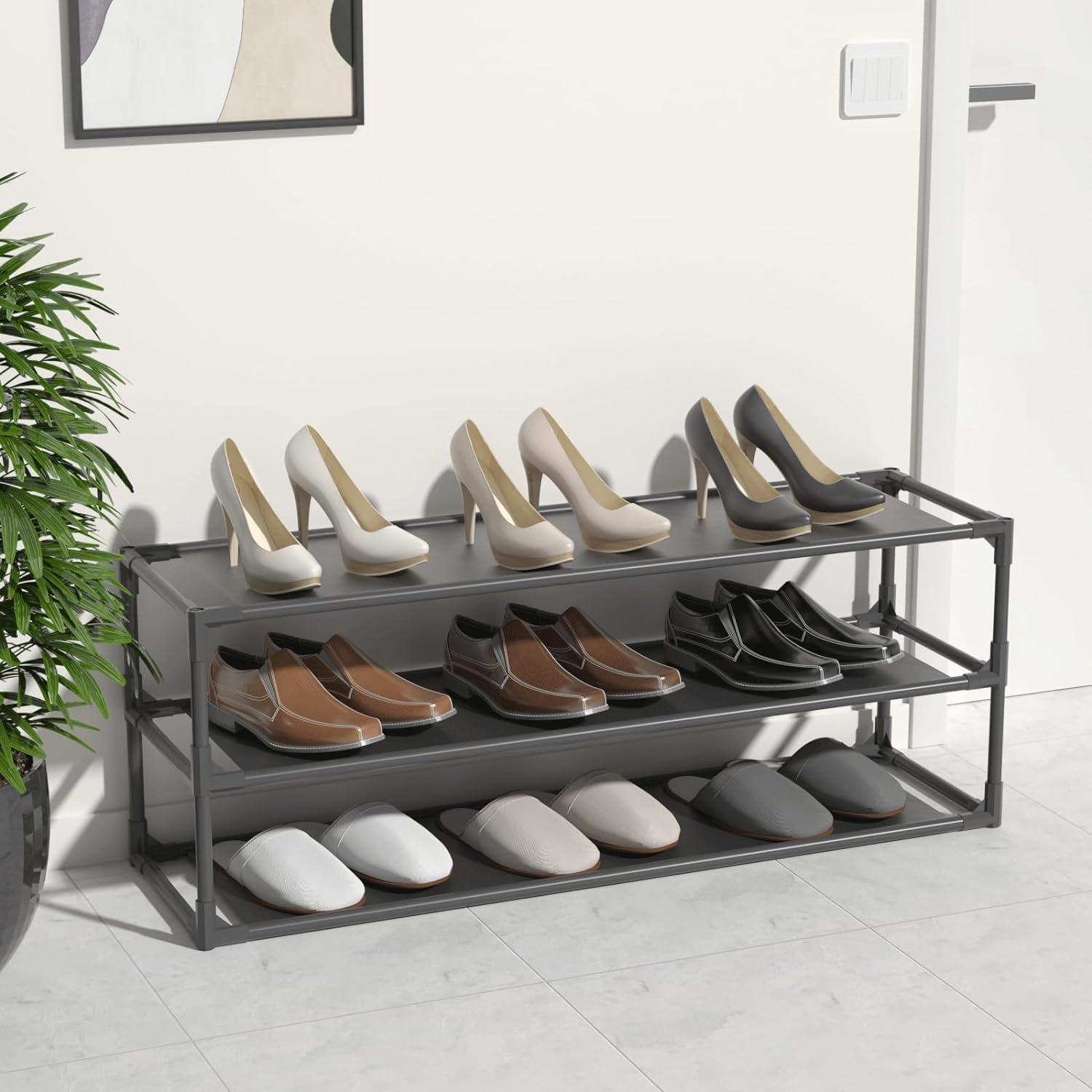 Ebern Designs 9 Pair Shoe Rack | Wayfair