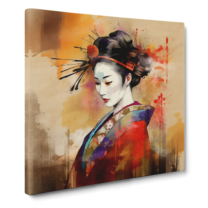 Geisha Abstract Art - Print