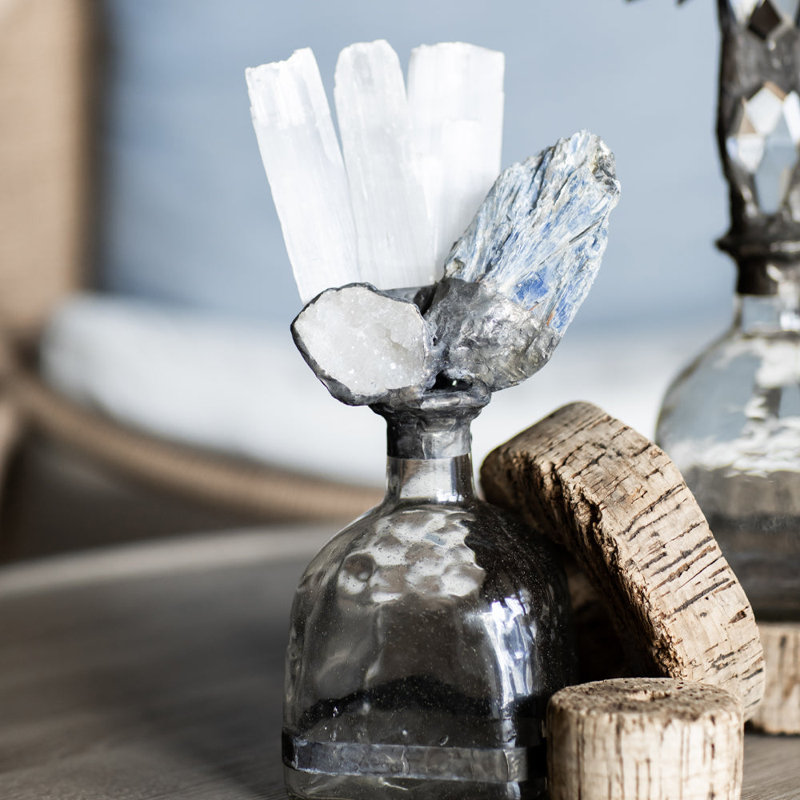 Selenite Handmade Decorative Bottles