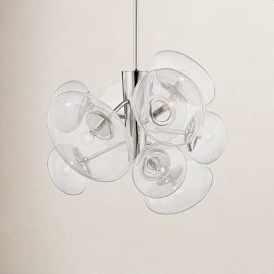 Jovi 9 Light Glass Pendant