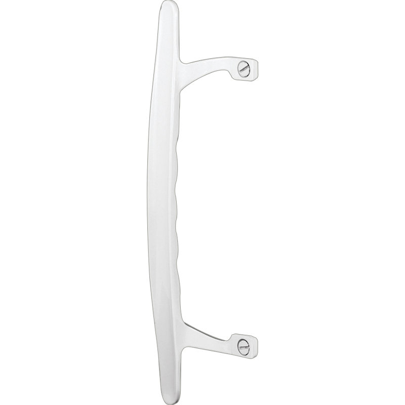 Diecast Sliding Patio Door Pull Handle, 6-5/8 Inch, White, (Single Pack), White
