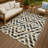 Machine Washable Indoor/Outdoor Chantille Tribal Rug-1207110193-1207110205