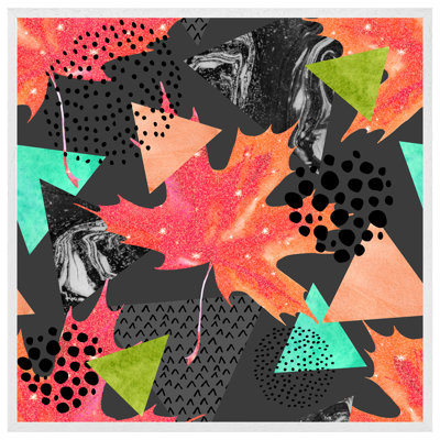 Inloes Maple Leaf Geometrics - Single Picture Frame Print