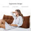 Coussin de lecture Sit-up Back Comfort 100% coton velours côtelé-99069787-99069786