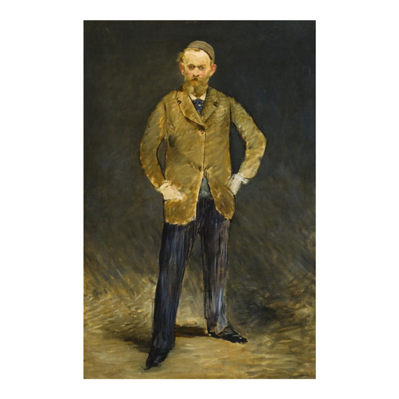 Autoportrait d'Edward Manet - Estampe numérique, H 20 po x l 16 po