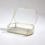 Reeded Glass Oval Box-64400053
