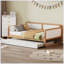 Lit de jour en bois massif Laundeton