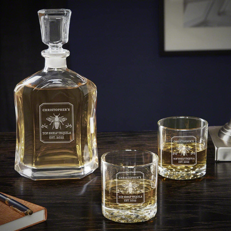 Ensemble de décanteur personnalisé Téquila