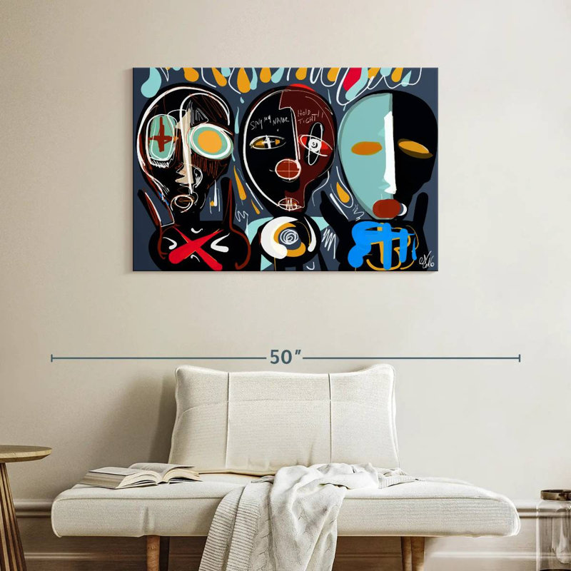 Leisha Hold Tight Graffiti, 26" H x 39" W
