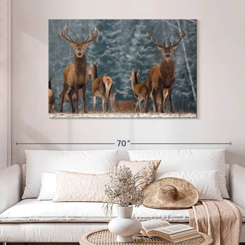 Brampt Deer Season, 32" H x 48" W