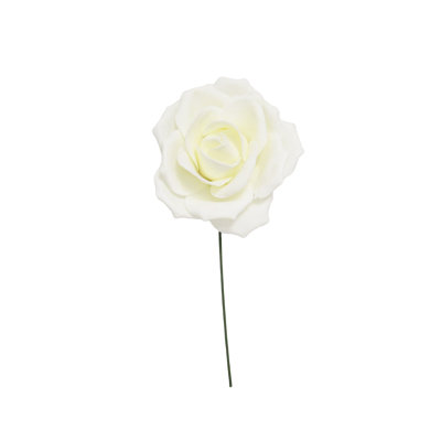 Grande tige rose en mousse