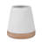Poetry Lantern with Beechwood Base - Grasses Embossed Design - 5.1"