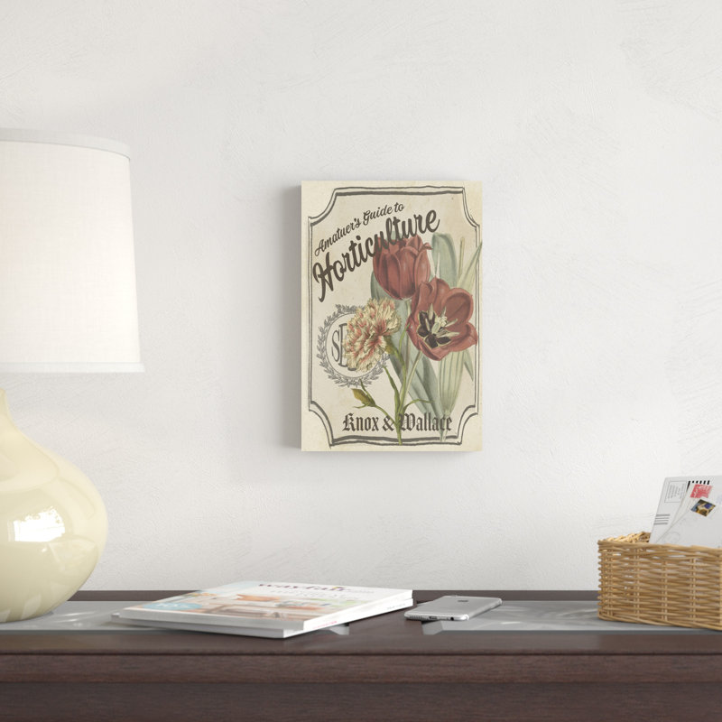 «Vintage Seed Packets I» par Studio W - impression sur toile tendue, H 12 po x l 8 po