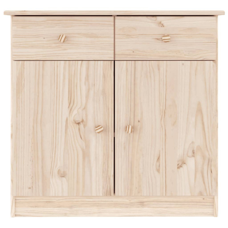 Alamgir 77cm Solid Wood Sideboard, Brown