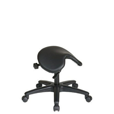 Adjustable Height Ergonomic Lab Stool with Wheels