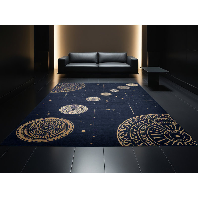 Tapis gris moelleux moelleux d'inspiration globale Suydam, 5x7