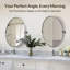  Miroir de salle de bain mural inclinable | Cadre pivotant réglable en acier inoxydable-704742554-714778319