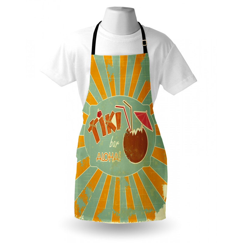 Tablier de bar tiki