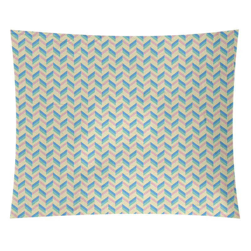 Tapisserie «Avicia Chevrons» par Katelyn Elizabeth, H 27,5 po x l 37,5 po, Intérieur