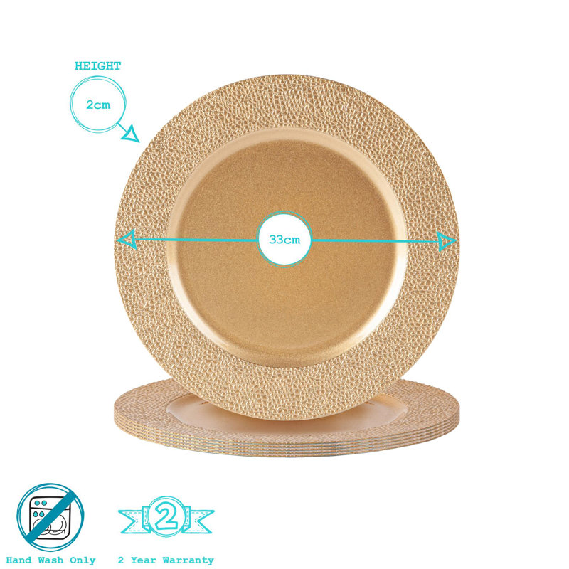 Melamine Solid Colour Round Dinner Plate