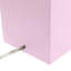 Lampe de table en cuir 21 po avec abat-jour rectangulaire en lin blanc-105865462-81096615-105848919