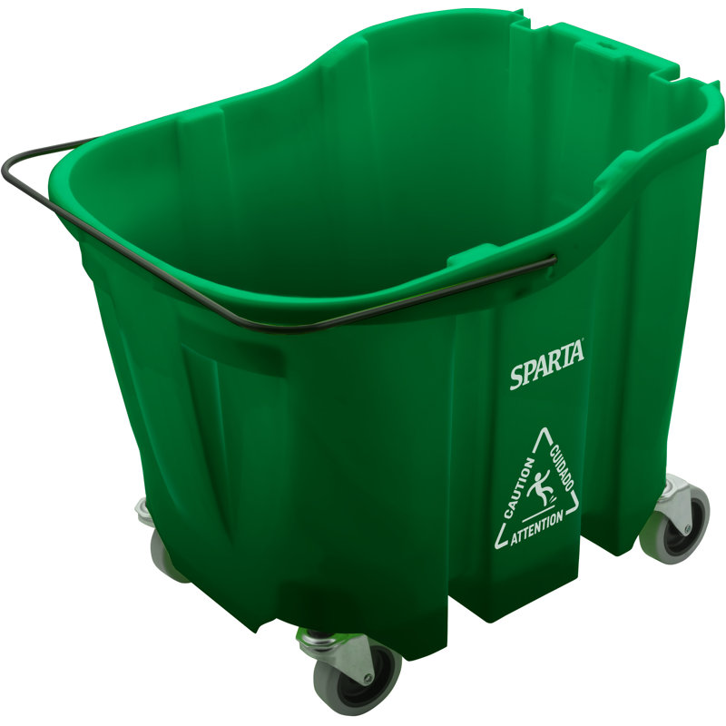 Seau pour vadrouille en plastique Omnifit, 35 pintes, vert