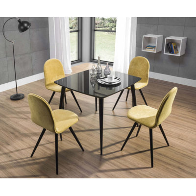 Burchinal Glass Top Dining Table
