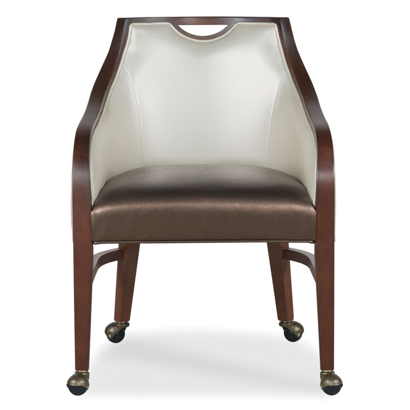 Anthony 24" W Armchair, Walnut, 9508 Sand Olefin
