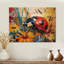 Aquarelle coccinelles Dreamy Garden I - coccinelle, impression sur bois rouge sur bois de pin naturel-508845271