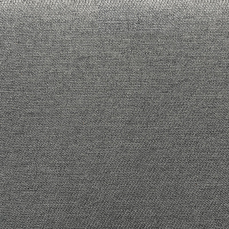 Tête de lit tapissier Eija, Simple, Gris foncé