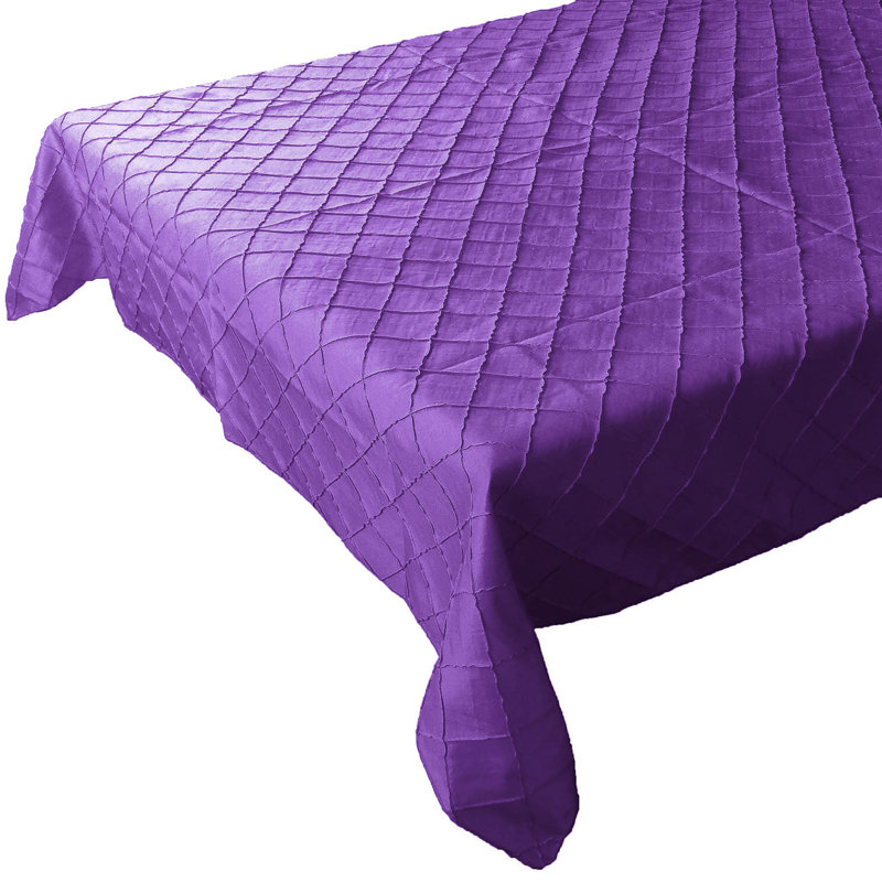 Nappe Pintuck, Mauve, 58 po x 58 po