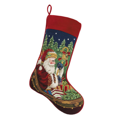 Chaussette de noël père noël