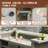 Spacious Patio Bar Sets With All-weather Aluminum, Farmhouse Style For Indoor And Outdoor