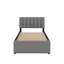Lit plateforme tapissier simple avec lit gigogne Teddy-1127803364