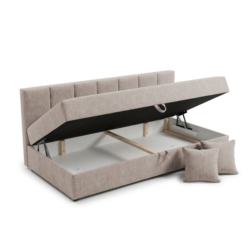 Lenny Upholstered Daybed, Taupe