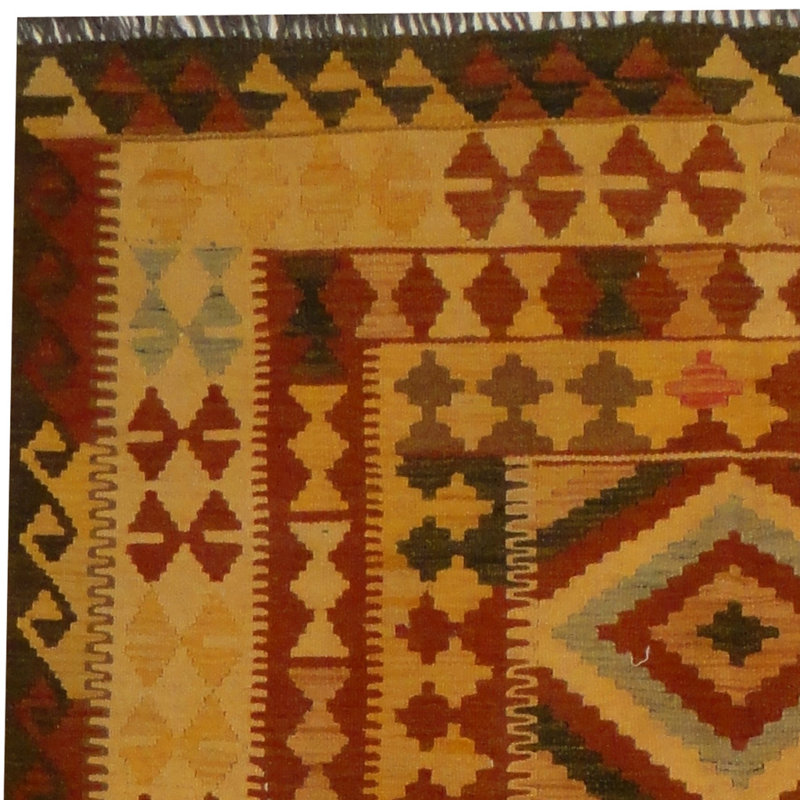 Tapis rouille tissé à la main Azpeitia
