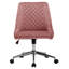 Chaise de bureau en velours Zurich-383726537-383726536