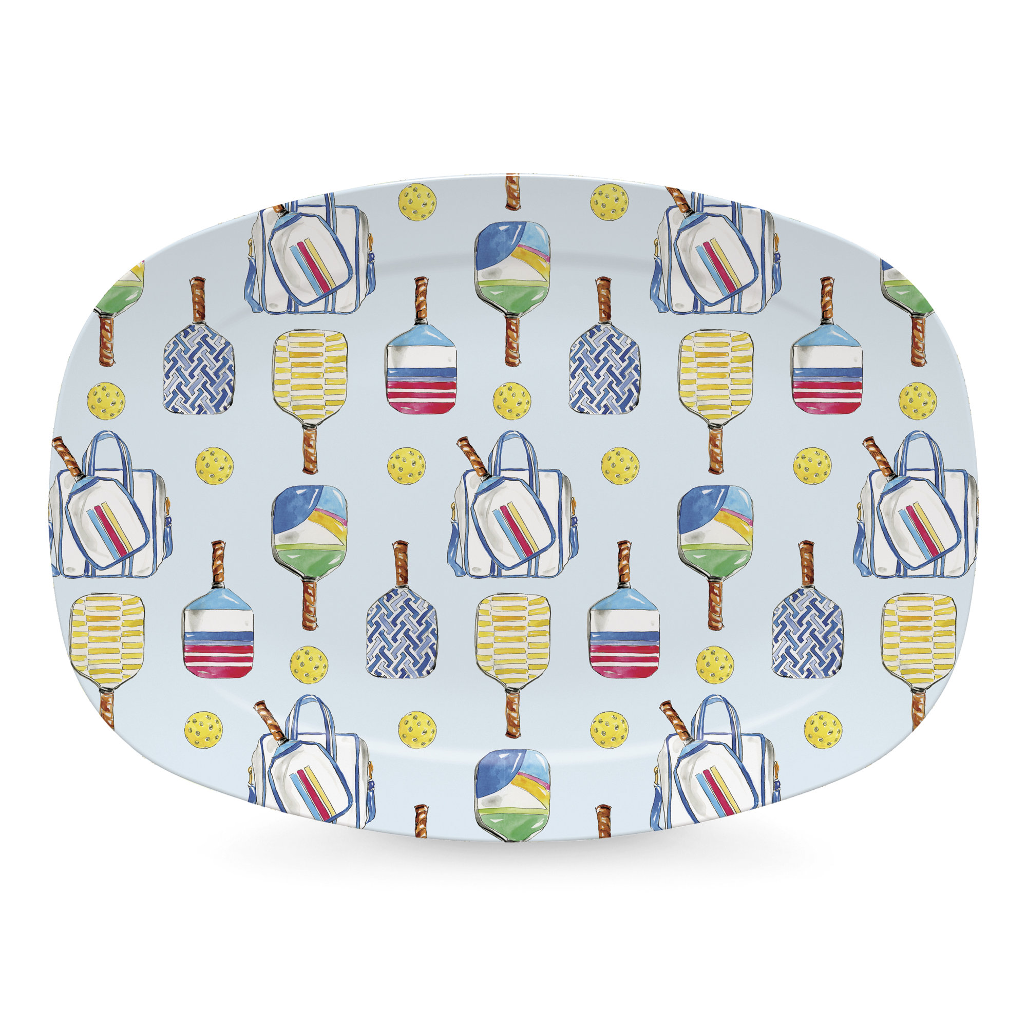 Traychic Oval Resin Platter