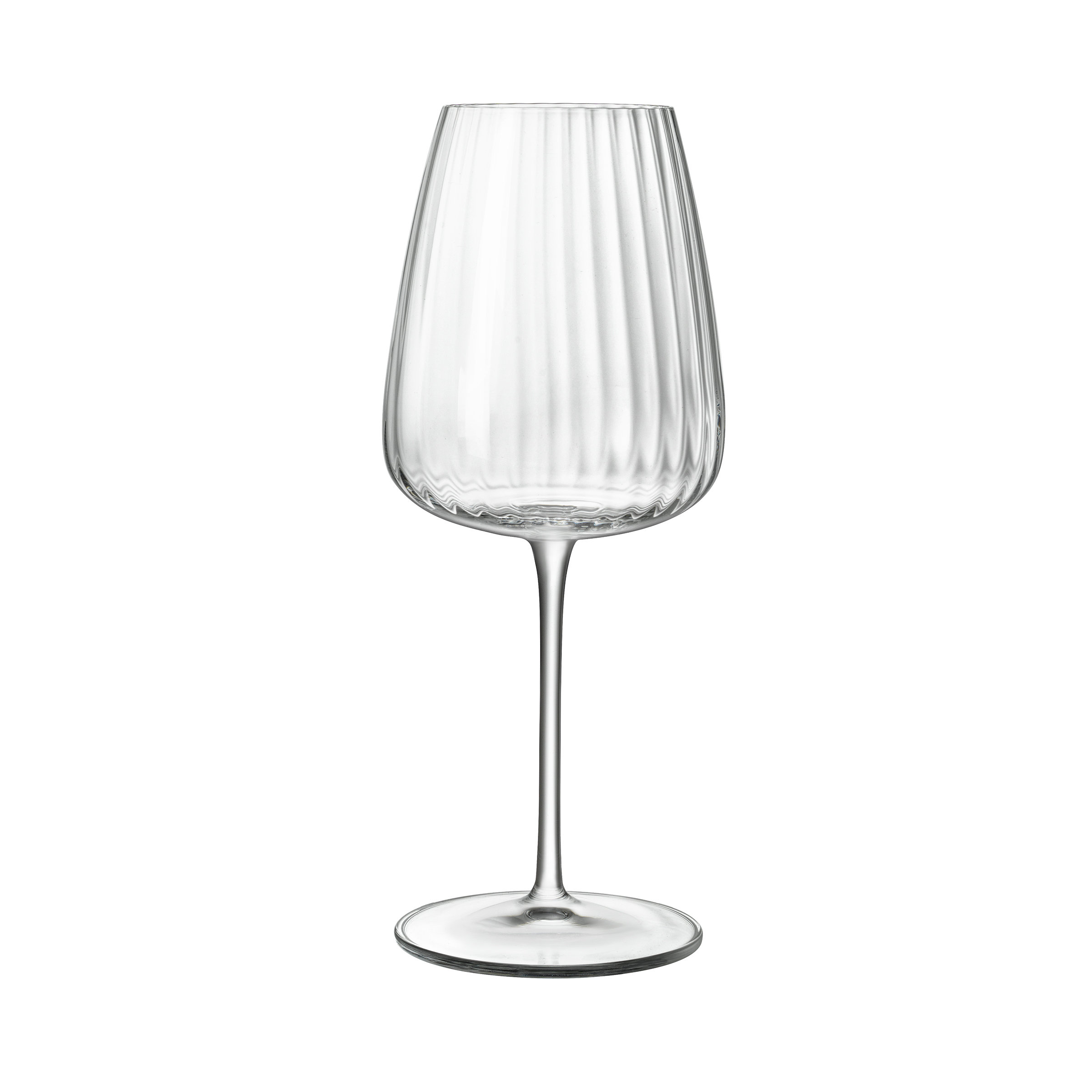 Libbey Paneled All Purpose Wine Glasses, 13.5-Ounce, Set of 4