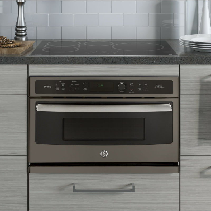 Advantium 29.75" Convection Electric Single Wall Oven, Slate