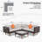 Leisel 81.1'' Wicker Outdoor Patio Sectional Set-1430752365-1430752364