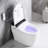 Smart Toilet With Heated Bidet Seat, Auto Flush, Warm Water, Foot Sensor - Bathroom Luxury Feature Air, Side Button