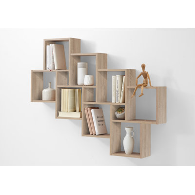 11 Piece Asymmetrical Cube Shelf